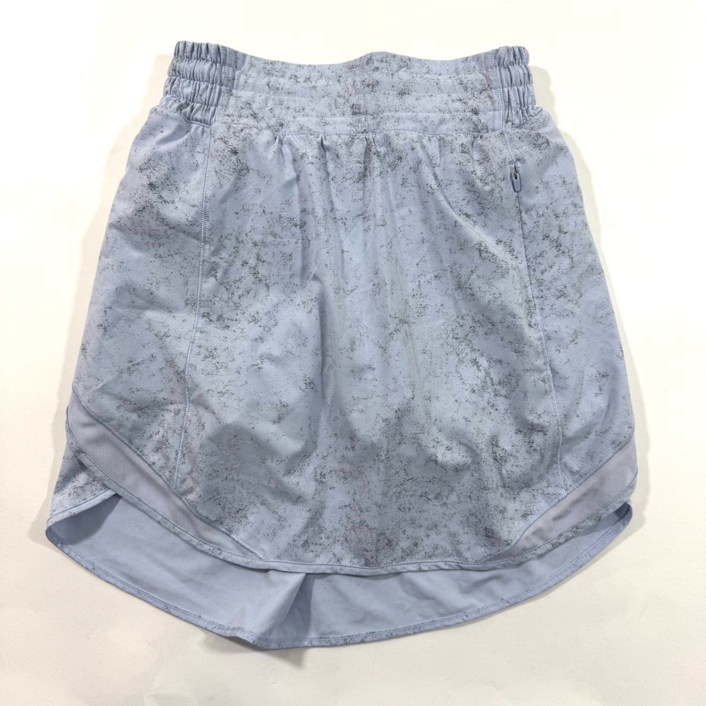 Lululemon Hotty Hot High Rise Skirt Long Gravel Dust Pastel Blue